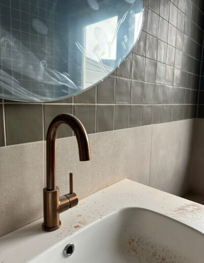 Wastafel met kraan badkamer